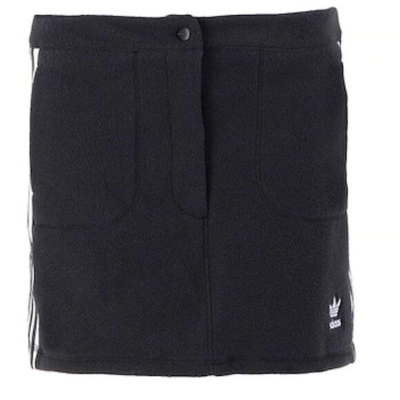 Adidas Fleece Skirt black size 6 - Picture 1 of 6
